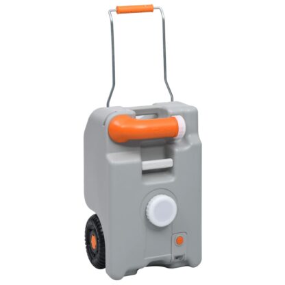 Camping-Wassertank mit Rollen 25 L Grau - Image 3