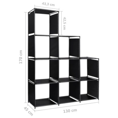 Stufenregal 130×45×170 cm Stoff - Image 6