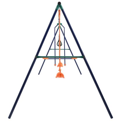 Schaukelset mit Turningen und 4 Sitzen Stahl - Image 3