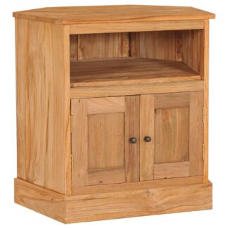 Eck-Sideboard 60×45×60 cm Massivholz Teak