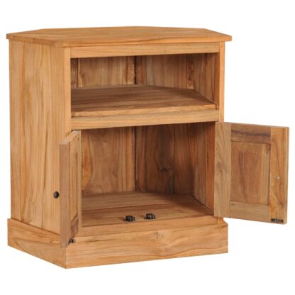 Eck-Sideboard 60×45×60 cm Massivholz Teak - Image 2