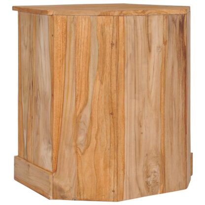 Eck-Sideboard 60×45×60 cm Massivholz Teak - Image 5