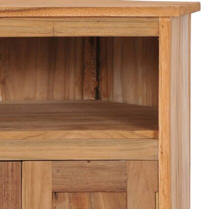 Eck-Sideboard 60×45×60 cm Massivholz Teak - Image 6