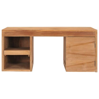 Couchtisch 90×50×40 cm Massivholz Teak - Image 2
