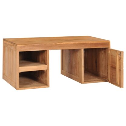 Couchtisch 90×50×40 cm Massivholz Teak - Image 3