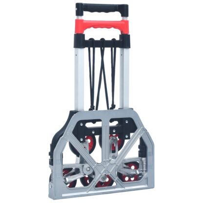Treppen-Transportwagen Klappbar 70 kg Aluminium Silbern - Image 5