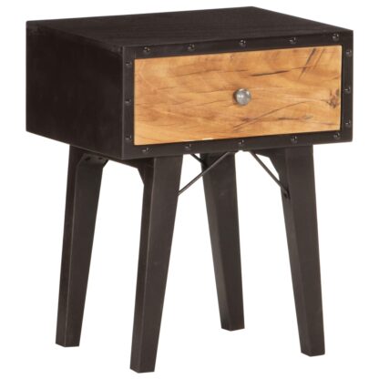 Nachttisch 40x30x50 cm Altholz Massiv - Image 11