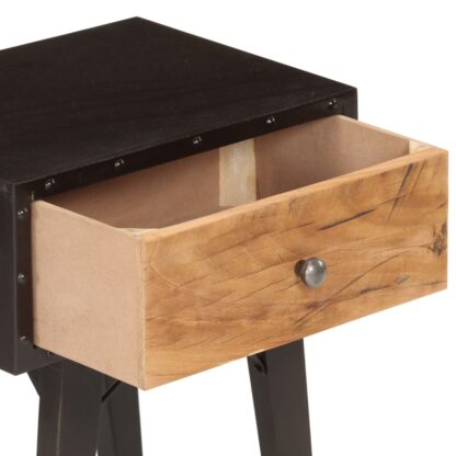 Nachttisch 40x30x50 cm Altholz Massiv - Image 6