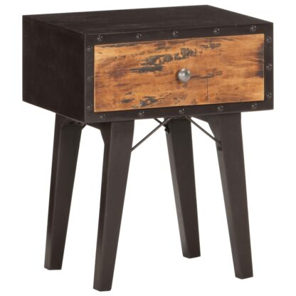 Nachttisch 40x30x50 cm Altholz Massiv - Image 8