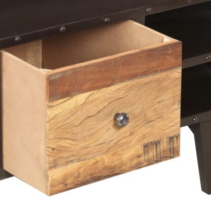 Couchtisch 100x50x45 cm Altholz Massiv - Image 5