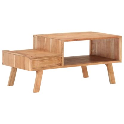 Couchtisch 100 x 50 x 45 cm Akazie Massivholz - Image 3