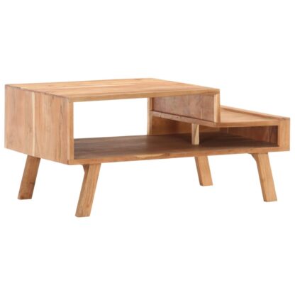 Couchtisch 100 x 50 x 45 cm Akazie Massivholz - Image 9