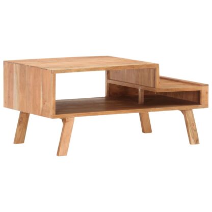 Couchtisch 100 x 50 x 45 cm Akazie Massivholz - Image 10