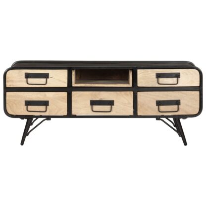 Couchtisch 100×50×40 cm Mango Massivholz - Image 3
