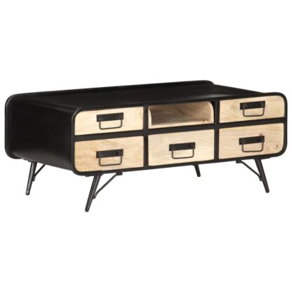 Couchtisch 100×50×40 cm Mango Massivholz - Image 8