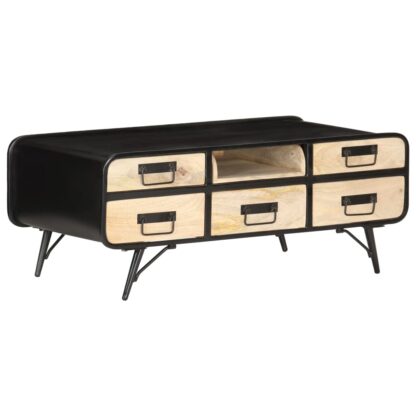 Couchtisch 100×50×40 cm Mango Massivholz - Image 9