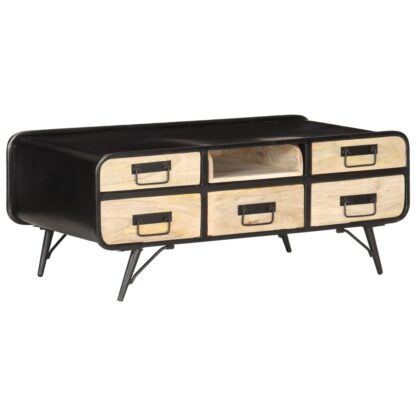 Couchtisch 100×50×40 cm Mango Massivholz - Image 10