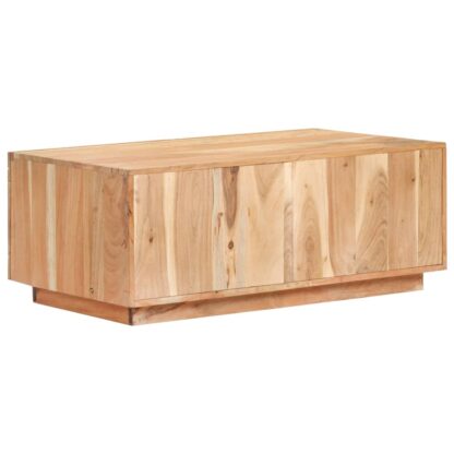 Couchtisch 90 x 50 x 35 cm Recyceltes Massivholz - Image 4
