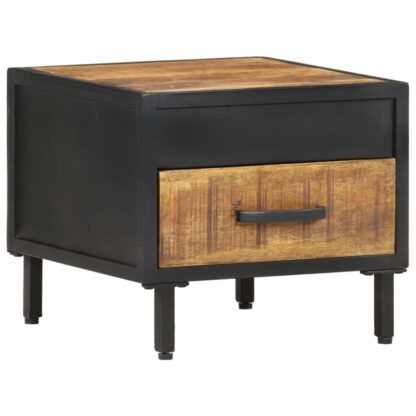 Nachttisch 40x40x35 cm Raues Mangoholz - Image 11