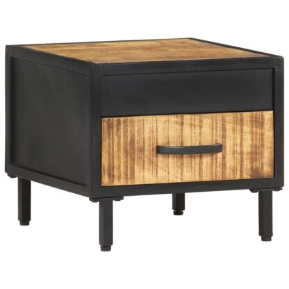 Nachttisch 40x40x35 cm Raues Mangoholz - Image 9