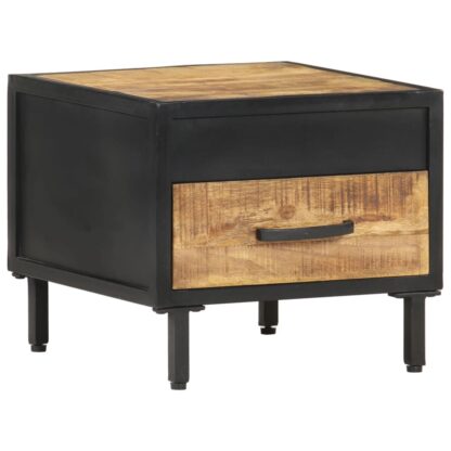 Nachttisch 40x40x35 cm Raues Mangoholz - Image 10