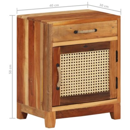 Nachttisch 40x30x50 cm Altholz Massiv - Image 8