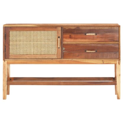 Sideboard 118x30x76 cm Altholz Massiv - Image 2