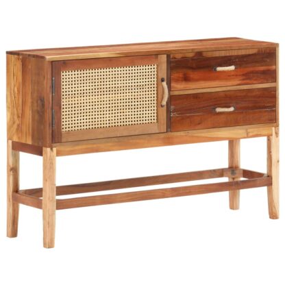 Sideboard 118x30x76 cm Altholz Massiv - Image 9