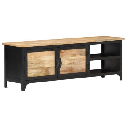 TV-Schrank 120×30×40 cm Mango-Massivholz - Image 11
