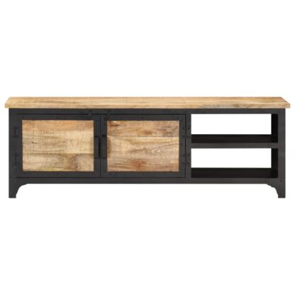 TV-Schrank 120×30×40 cm Mango-Massivholz - Image 3
