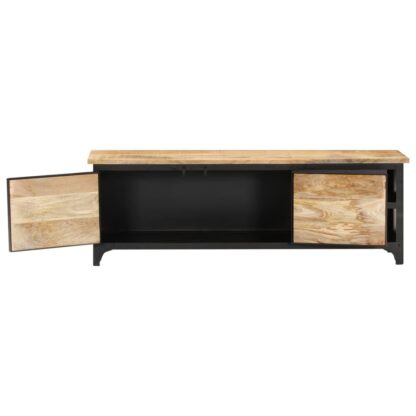 TV-Schrank 120×30×40 cm Mango-Massivholz - Image 4