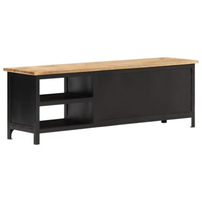 TV-Schrank 120×30×40 cm Mango-Massivholz - Image 5