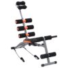 Bauchtrainer in L-Form mit Elastischen Bändern