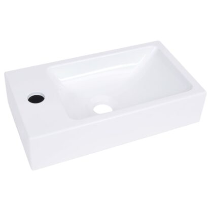 Waschbecken 400x220x90 mm SMC Weiß - Image 2