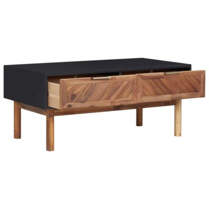 Couchtisch 90x50x40 cm Akazie Massivholz und MDF - Image 2