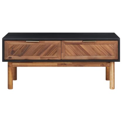 Couchtisch 90x50x40 cm Akazie Massivholz und MDF - Image 3