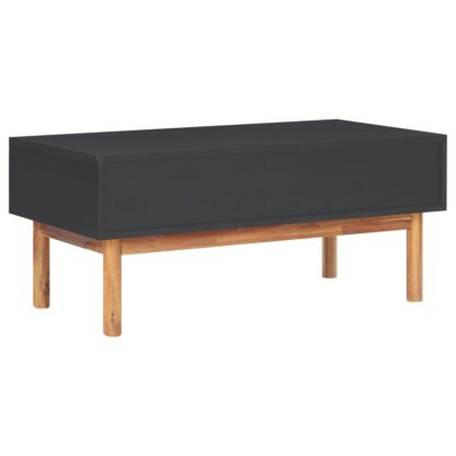 Couchtisch 90x50x40 cm Akazie Massivholz und MDF - Image 5