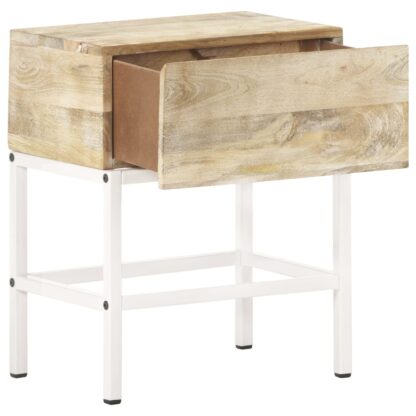 Nachttisch 40x30x50 cm Mango Massivholz - Image 2