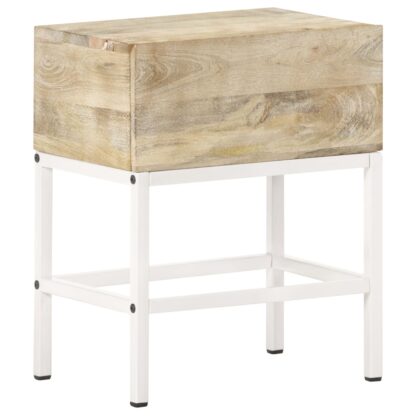 Nachttisch 40x30x50 cm Mango Massivholz - Image 11