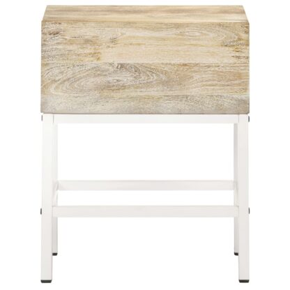 Nachttisch 40x30x50 cm Mango Massivholz - Image 3