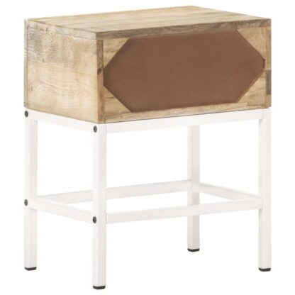 Nachttisch 40x30x50 cm Mango Massivholz - Image 4