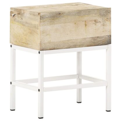 Nachttisch 40x30x50 cm Mango Massivholz - Image 8