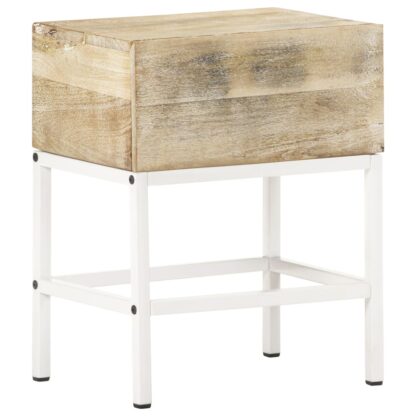 Nachttisch 40x30x50 cm Mango Massivholz - Image 9
