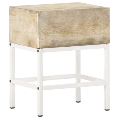 Nachttisch 40x30x50 cm Mango Massivholz - Image 10