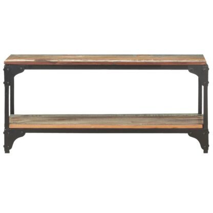 Couchtisch 90x30x40 cm Recyceltes Massivholz - Image 2