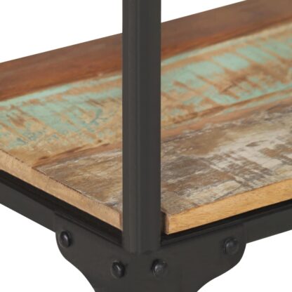 Couchtisch 90x30x40 cm Recyceltes Massivholz - Image 5