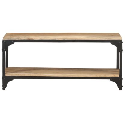 Couchtisch 90x30x40 cm Massivholz Mango - Image 2