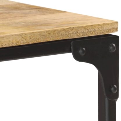 Couchtisch 90x30x40 cm Massivholz Mango - Image 6
