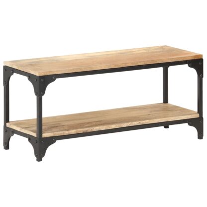 Couchtisch 90x30x40 cm Massivholz Mango - Image 9