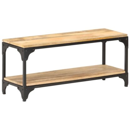 Couchtisch 90x30x40 cm Massivholz Mango - Image 10